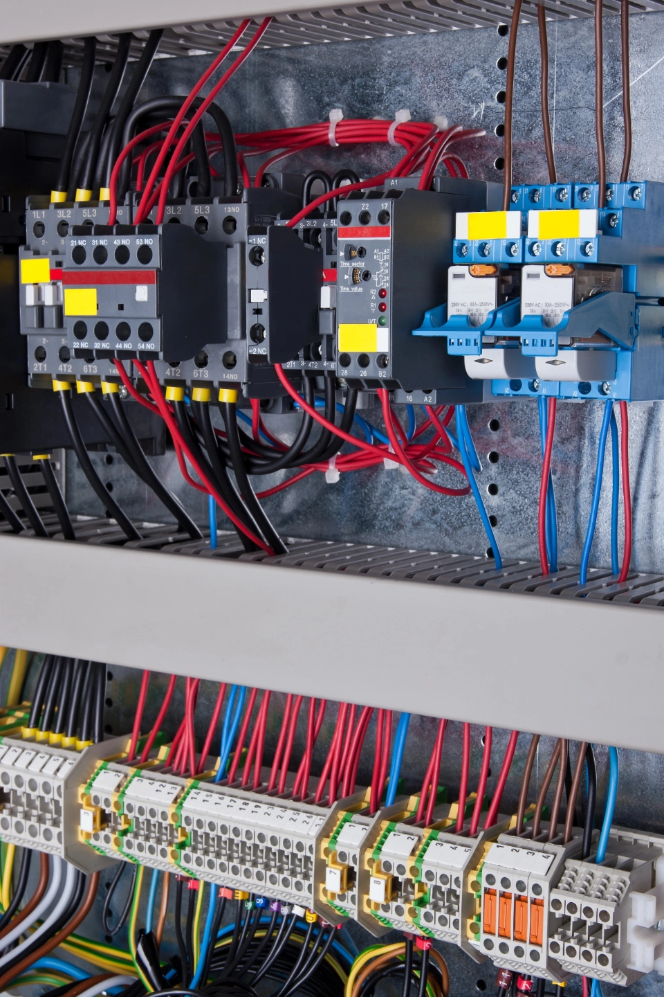 Industrial Automation electrical panel.