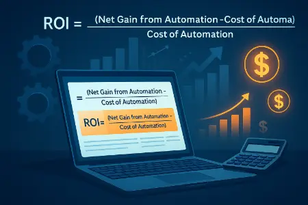 ROI Calculation formula in graphic